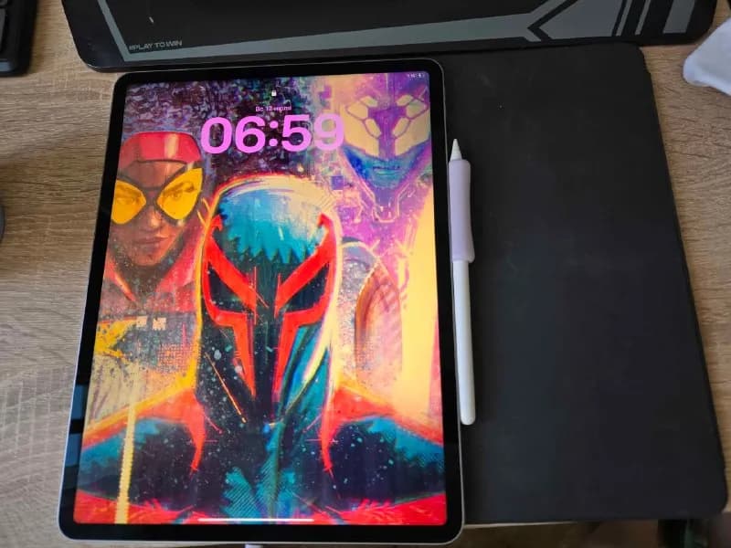 iPad Pro 12.9″ M2, 6th Gen, 128GB Wi‑Fi + Apple Pencil 2 + оригинальный Smart Folio — Тбилиси — 1 990 ₾