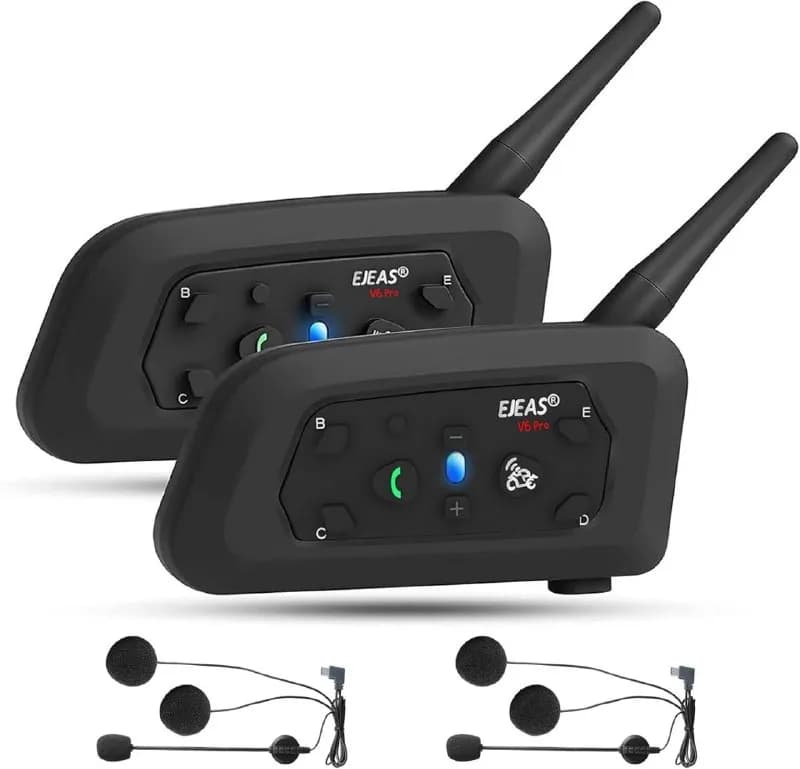 Bluetooth мотогарниутуру на 2 райдера EJEAS v6 pro + — Батуми — 200 ₾