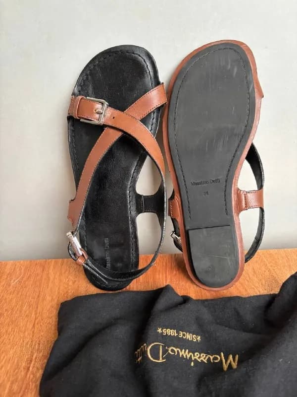 Massimo dutty босоножки, кожа. 38р на 24,5 см. — Батуми — 65 ₾