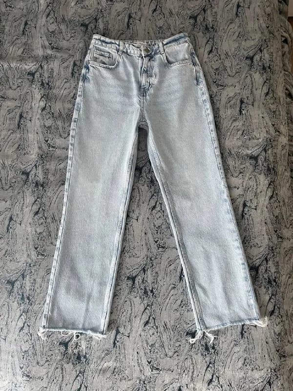 ZARA с длиной до щиколотки с высокой посадкой и пятью карманами. — Батуми — 3 835 ₾