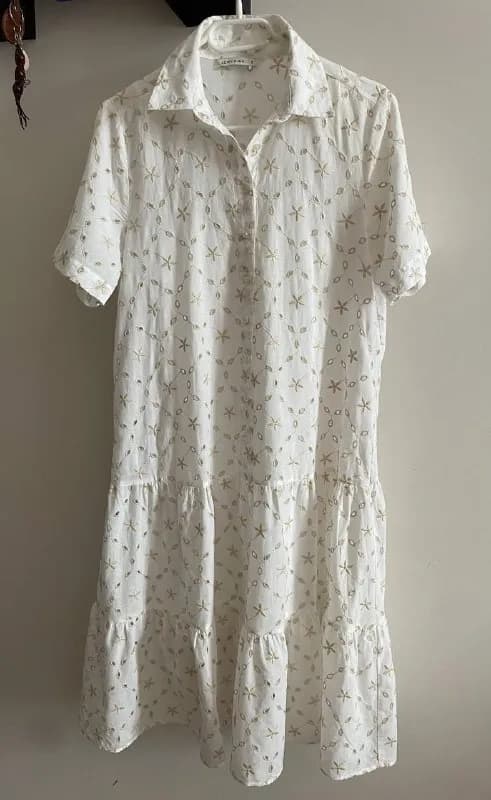 LCWaikiki Casual из вышитой золотыми нитками натуральной ткани — Батуми — 10 ₾