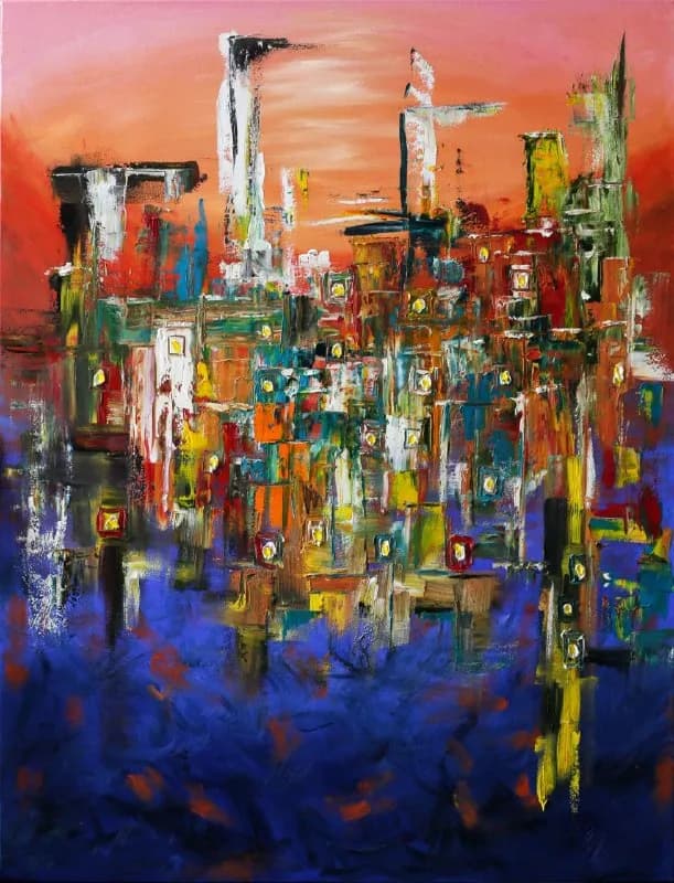 Jazz of Batumi. 120*100. Крепление для подвеса есть. 70$ — Батуми — 70 $