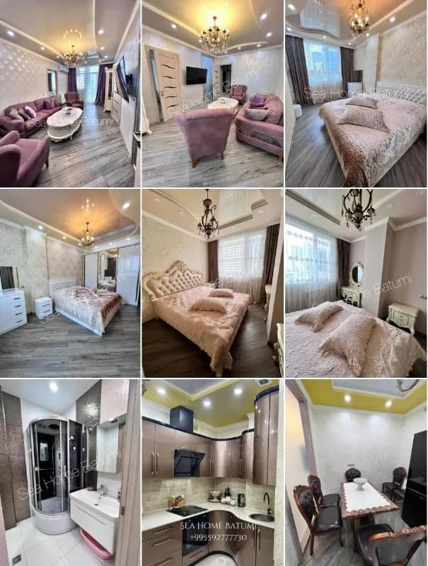 3-комн. квартира в комплексе REAL PALACE, ул. Пиросмани 18 — Батуми — 900 $
