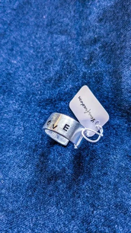 Серебряное кольцо Love — Тбилиси — 35 ₾