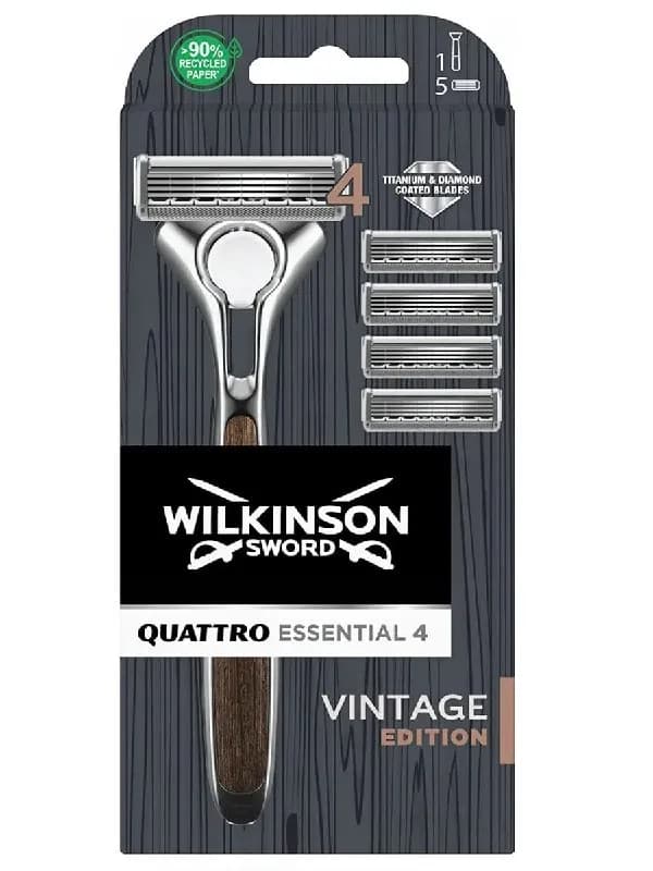 Wilkinson Sword Quattro Essential 4 (Vintage Edition) — Батуми — 40 ₾