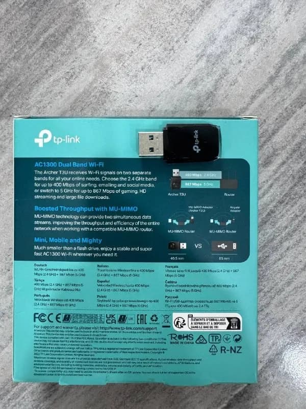 Wi-Fi адаптер TP-Link Archer T3U AC1300 — 60 ₾ — Батуми — 60 ₾