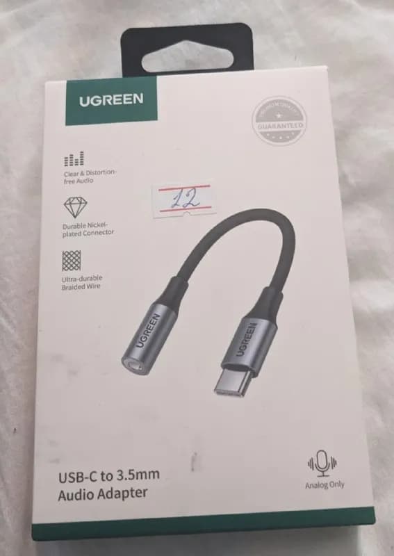 USB-C — Jack 3.5 мм UGREEN AV[телефон]) — Тбилиси — 8 ₾