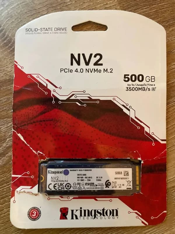 SSD M.2 Kingston 500GB — Батуми — 180 ₾