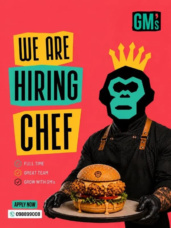 Повар в GM’s BURGERY — Ереван
