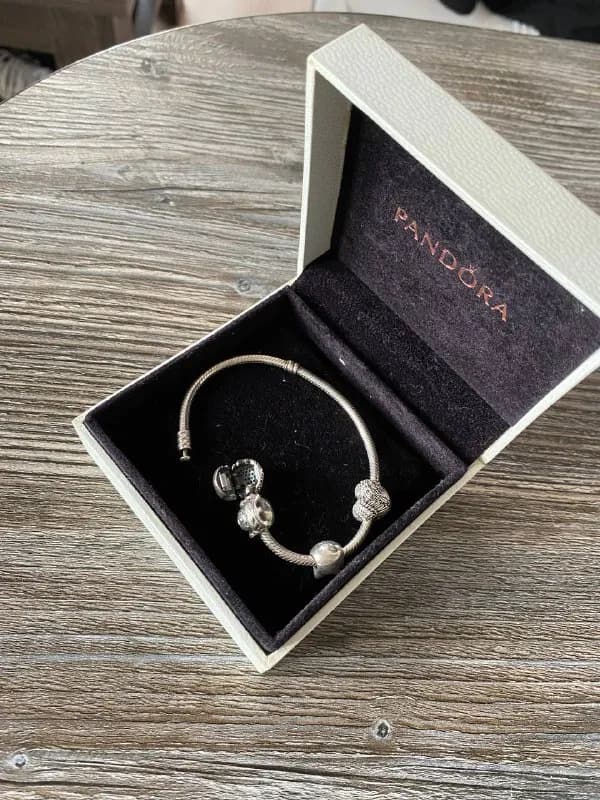 Pandora вместе с шармиками, серебряные — Ереван — 40 000 ֏