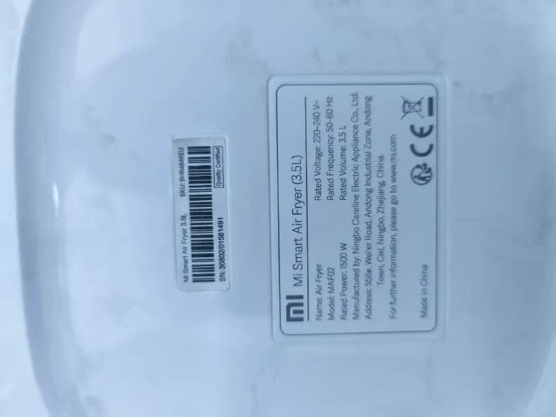 Xiaomi 3.5 L 1500 W в отличном состоянии, цена 100 лари — Батуми — 100 ₾