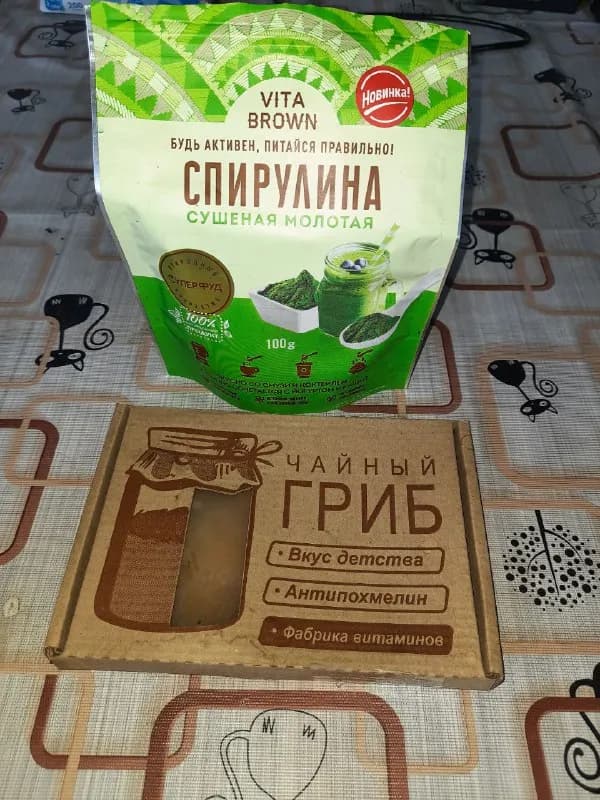 Healf food 1000 драм. Биодобавка спирулина. Пребиотик комбуча — Ереван — 1,000 ֏