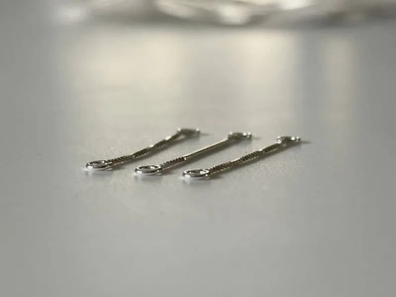 1. Цепочки — серебро 925, длина 3 см (3 штуки) — Тбилиси — 25 ₾