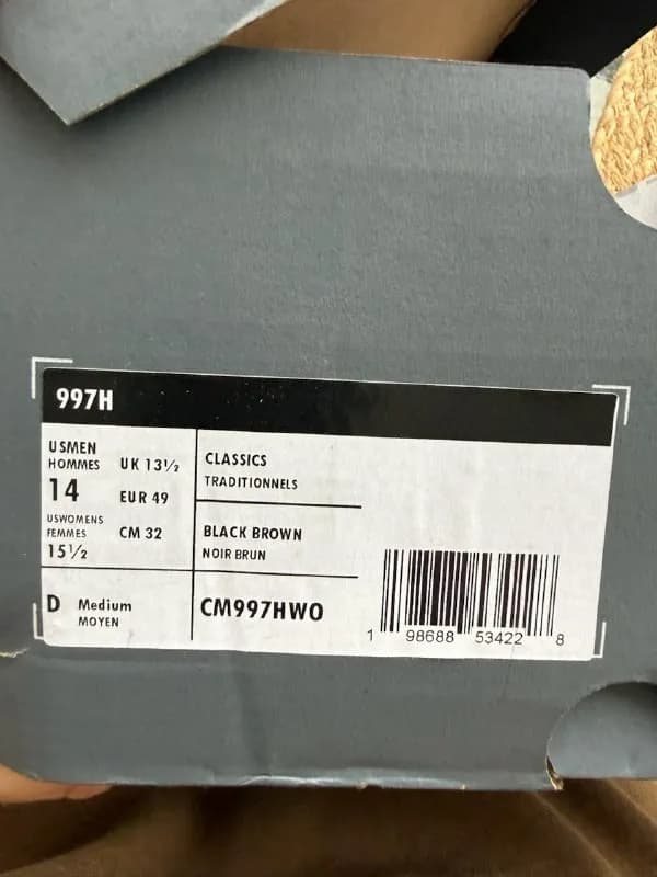 New Balance Men’s 997H 14US/48EU — Тбилиси — 80 $