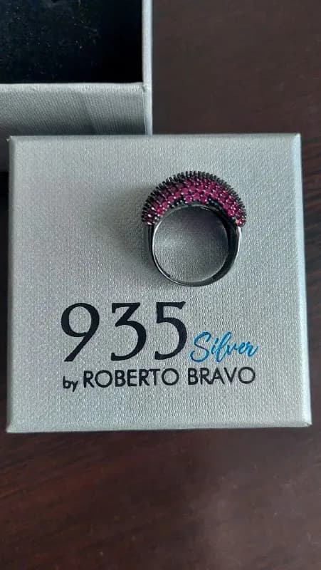 Серебряное кольцо Roberto Bravo 935 Silver — Тбилиси — 450 ₾