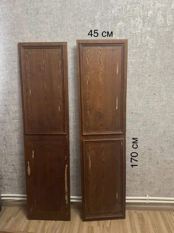 2 двери от гардероба, деревянные, тяжелые, можно использовать для полок. Ереван, 3000 др — Ереван