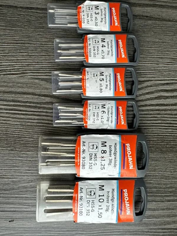 PROJAHN HSS-G (DIN 352) (размеры M3, M4, M5, M6, M8, M10). — Батуми — 150 ₾