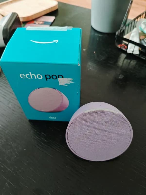 1) Умная колонка Amazon echo pop с Alexa. Цвет -  lavender. — Батуми — 9 060 ₾