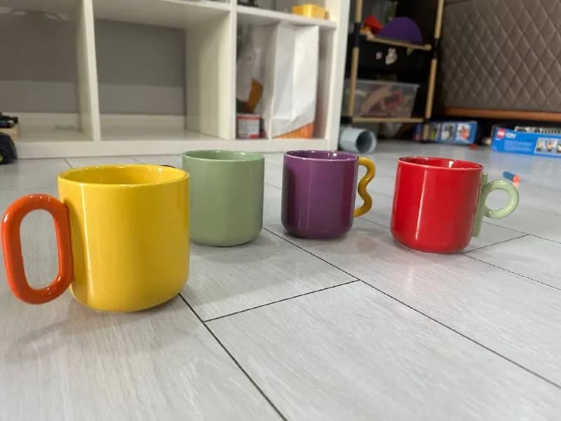 4 дизайнерских керамических кружек итальянского бренда Easy Life Creative — Батуми — 15 ₾