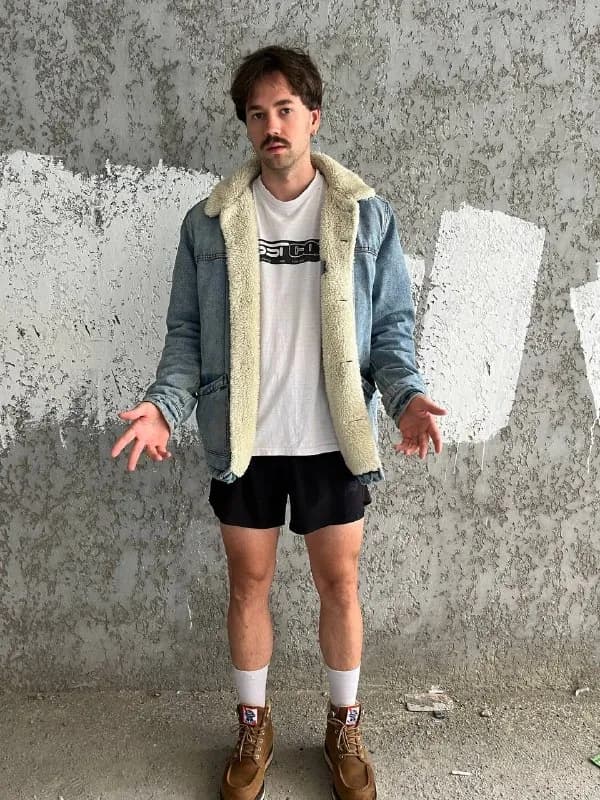asos, полноценная зимняя шмотка. Шерпа отличного качества из прочного денима с очень теплым подкладо — Тбилиси — 80 ₾