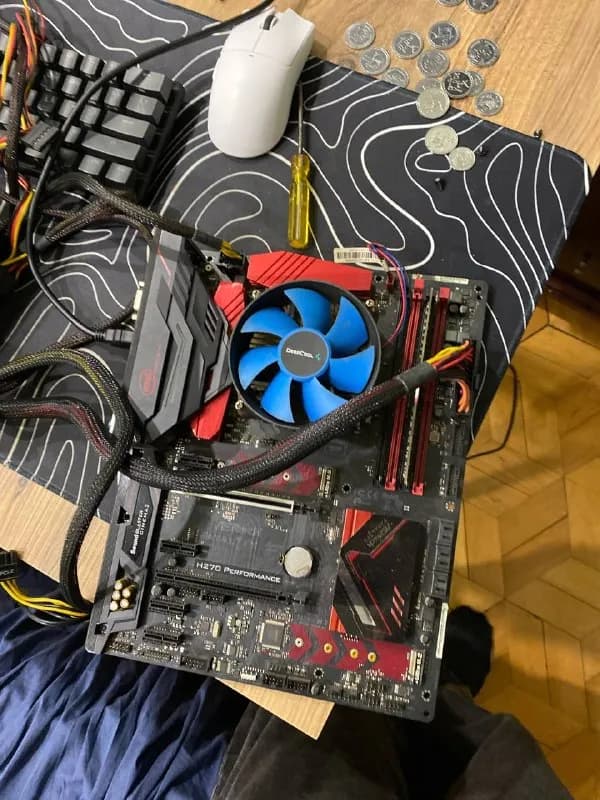 ASRock Fatal1ty H270 Performance (отличная плата с хорошим охлаждением и качественным звуком) — Батуми — 200 ₾