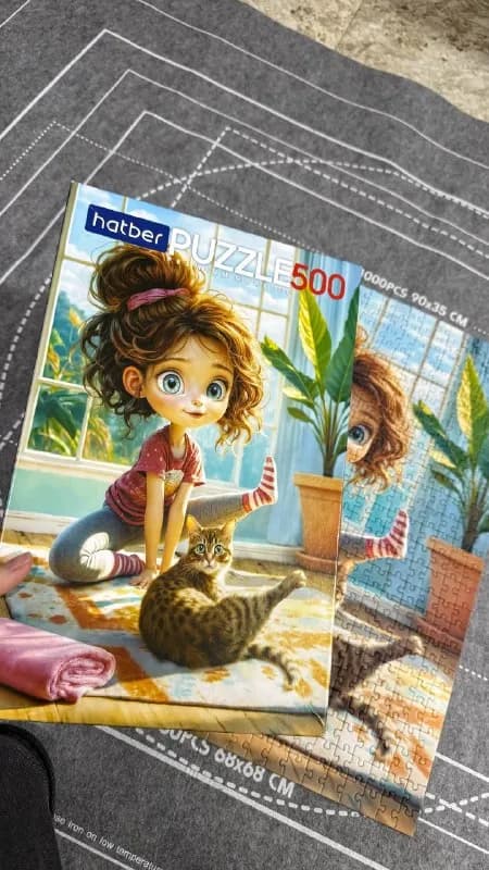 500 деталей. Картинка превосходная, матовая, супер приятная на ощуп, детали плотные, сцепка крепкая, — Батуми — 15 ₾