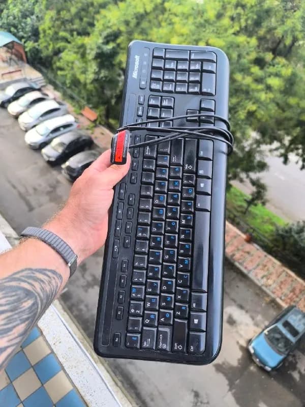 Microsoft wired keyboard 600 model 1366 Рус/Eng — Тбилиси — 20 ₾