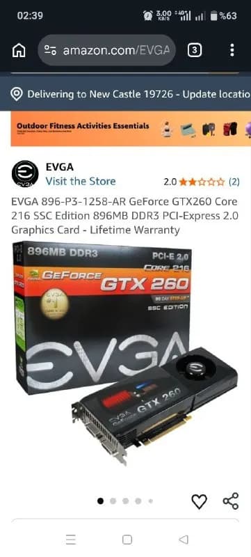 Geforce GTX 260 — Батуми — 55 ₾