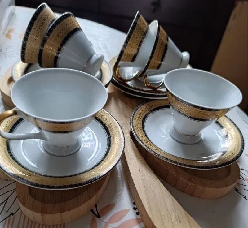 6 кружек + 6 тарелок) — 150₾. Состояние хорошее, в использовании 1 год. — Тбилиси — 150 ₾