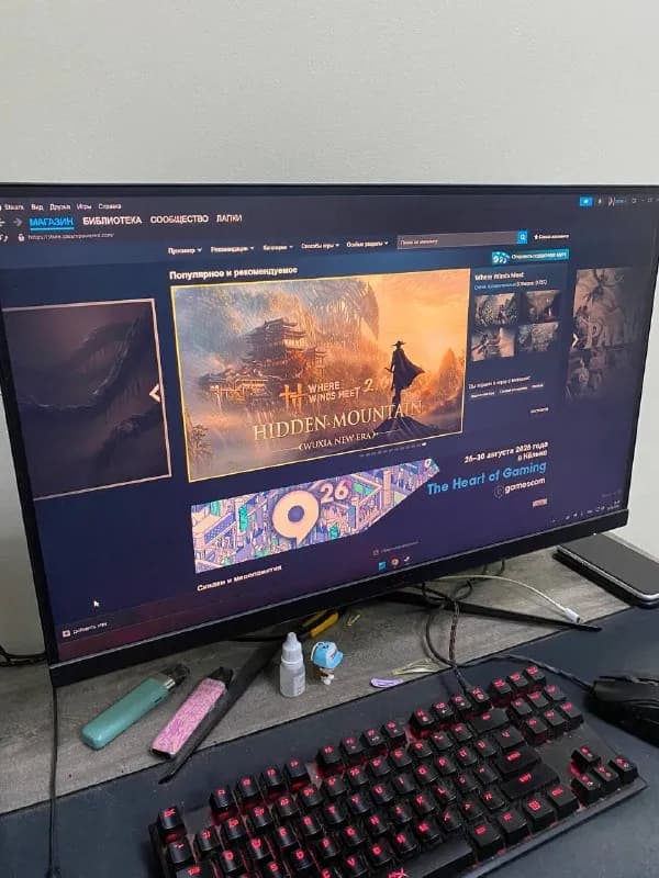 MSI G2712F — 27 Inch / FHD / IPS / 180 Hz / 1 Ms — Тбилиси — 150 $