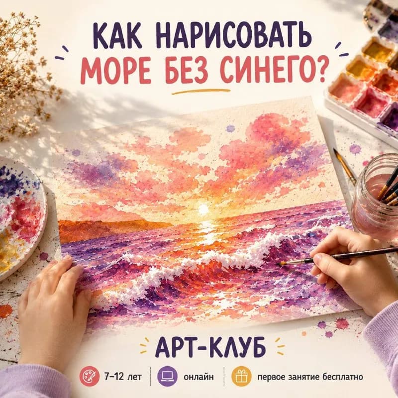 7–12 лет • 💻 онлайн, 2 раза в неделю (ср/вс) — Батуми