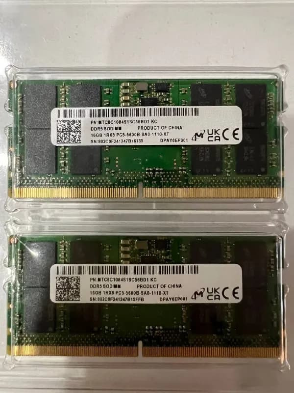 2×16GB = 32GB — Тбилиси — 600 ₾