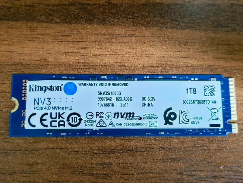 SSD Kingston NV3 1TB NVMe M.2 — Батуми — 370 ₾