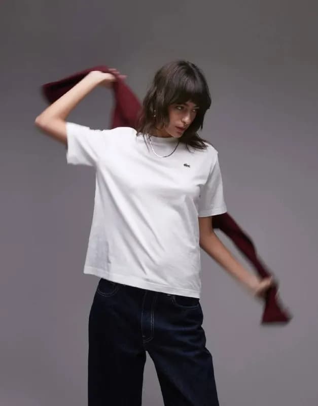 Lacoste белая футболка (оригинал) — Батуми — 95 ₾