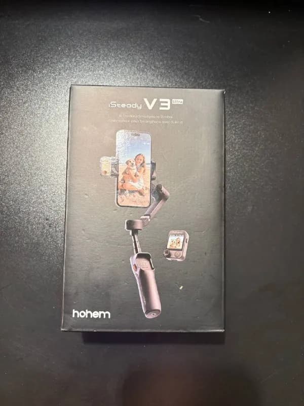 Hohem iSteady V3 (цвет Ultra Black). Состояние идеальное, практически новый (использовался всего пар — Тбилиси — 300 ₾