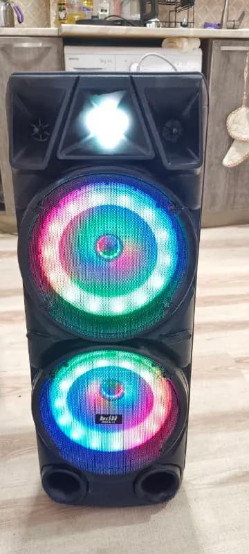 222 лариЭто портативная беспроводная караоке Sing-e ZQS8210 party bluetooth с двумя 8-дюймовыми дина — Батуми — 222 ₾