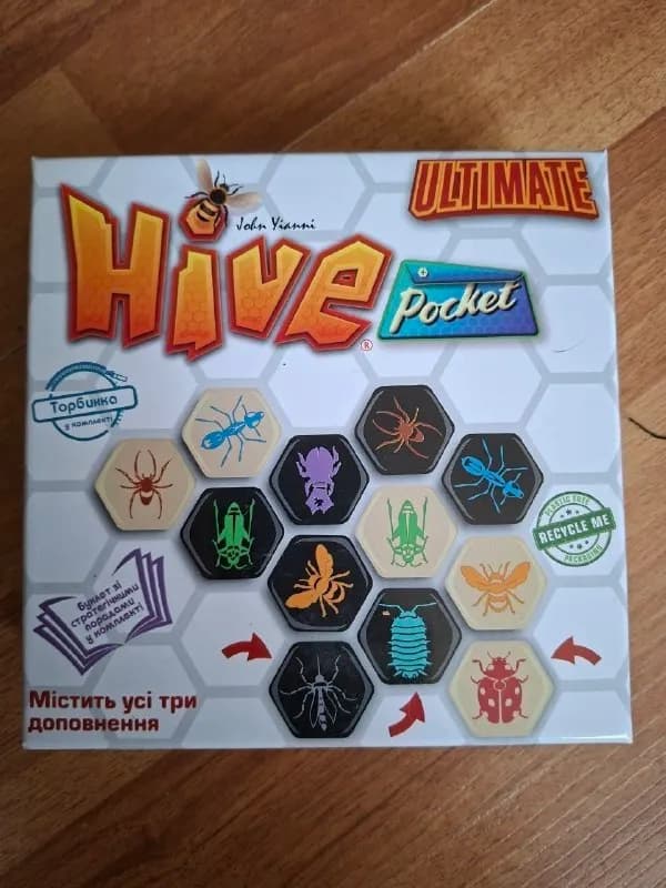 1) Новая настольная игра Pocket Hive со всеми допами внутри. 100л — Тбилиси