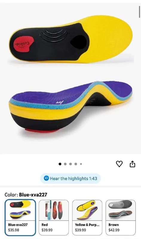 Новые ортопедические стельки 44-45 EU — Батуми — 60 ₾