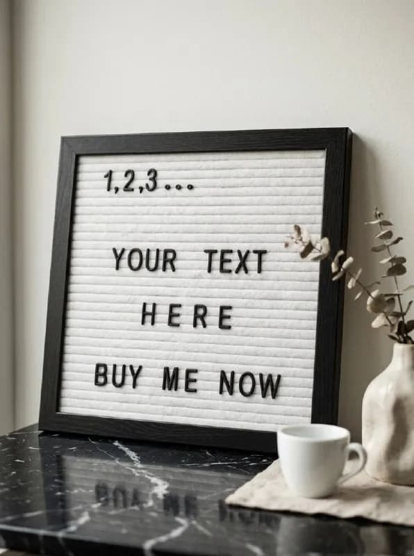 Letter Board и термометр — Батуми — 30 ₾