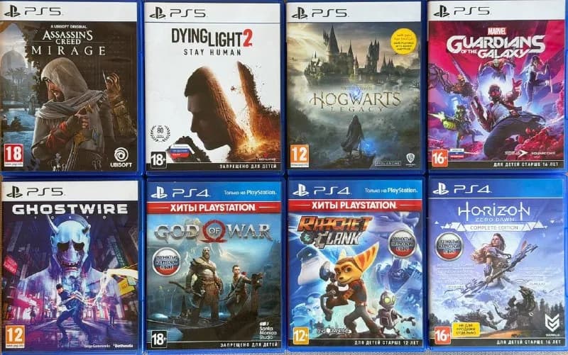 Игры PS5/PS4, геймпад Dualsense Edge, зарядка — Батуми — 60 ₾