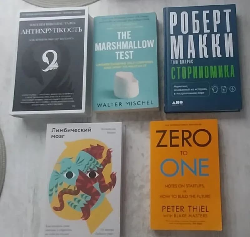 Книги: Антихрупкость, Marshmallow, Сториномика и др. — Стамбул — 250 ₾