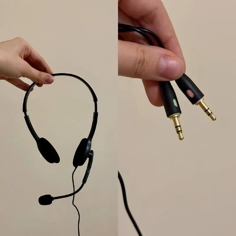 1. Наушники проводные / гарнитура с микрофоном 🎧 — Тбилиси — 15 ₾