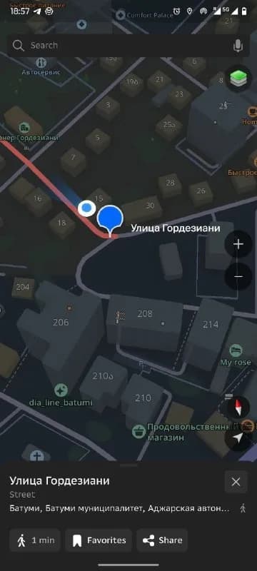 Большой мешок одежды — Батуми