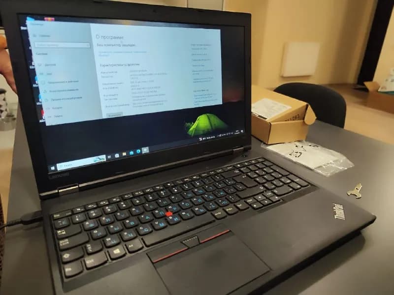 Lenovo l560, покупали в Бельгии, не использовали его вообще, в идеальном состоянии, 300 евро, район — Батуми