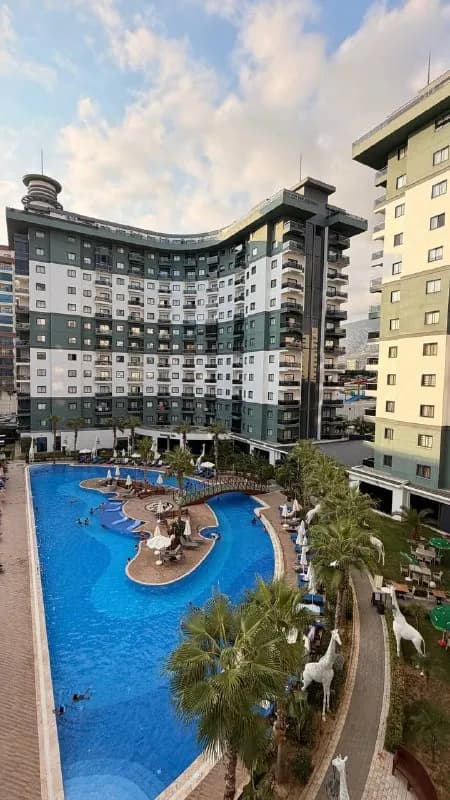 Serenity Residence, Махмутлар Алания 🔥 вид на бассейн — Анталия — 750 ₺
