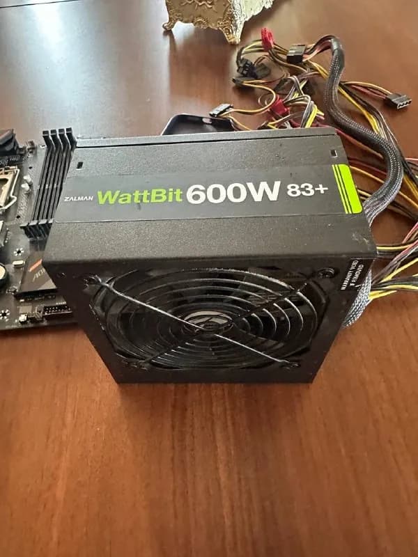 Материнская плата Gigabyte B450M и блок питания Zalman 600W — Тбилиси — 200 ₾