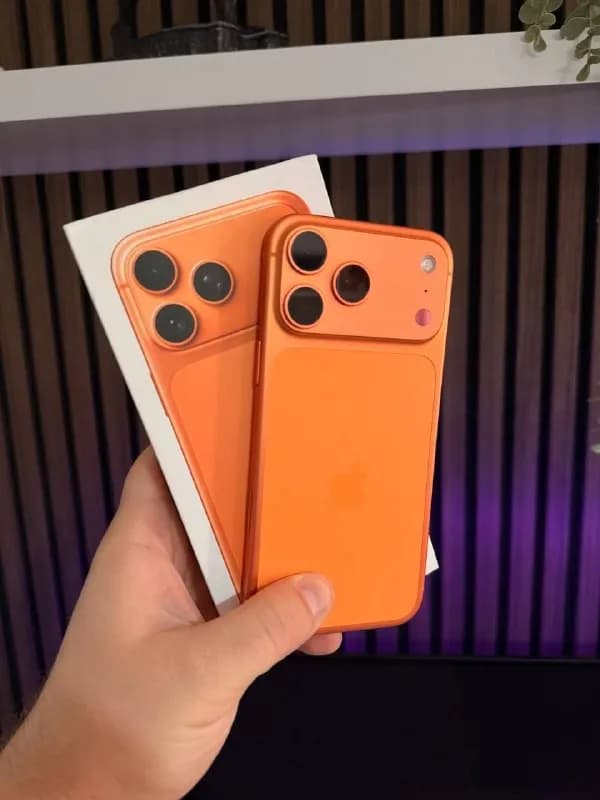 Apple iphone 17 pro max cosmic orange. В идеальном состоянии. Без царапин. Полный комплект. Цена — Тбилиси — 3 350 ₾