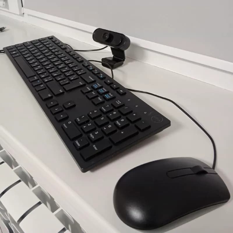Dell KB216 — полноразмерная проводная клавиатура USB, есть цифровой блок. — Астана — 23 000 ₸