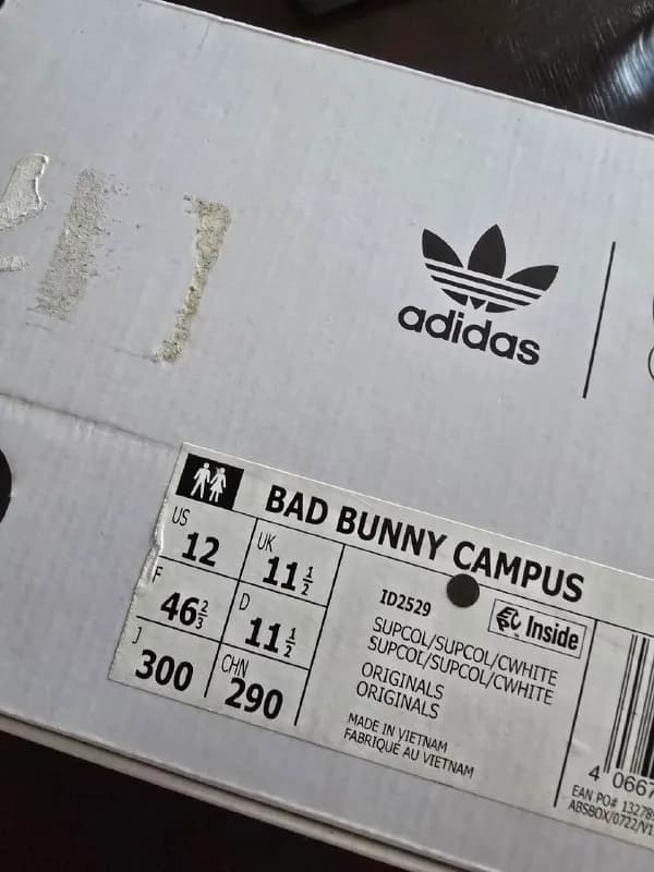 Adidas Campus Light x Bad Bunny «Chalky Brown» — новые — Батуми — 550 ₾