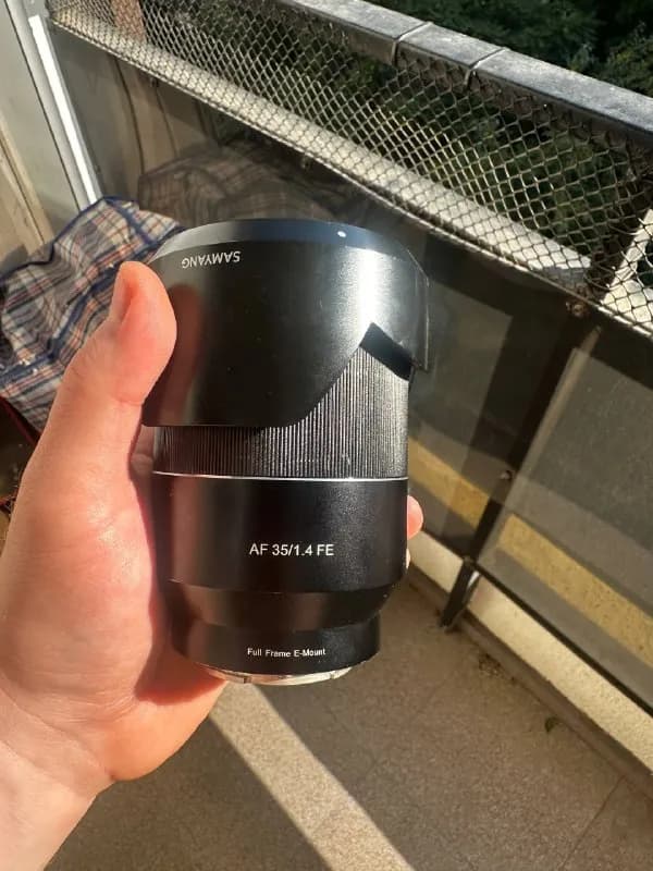 samyang 35 1.4 sony e mount в хорошем состоянии 600 лари — Тбилиси — 600 ₾